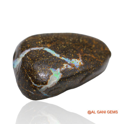 25.90 Cts Unheated Australian Boulder Opal Loose Gemstone Fancy Druzy Natural 24x17x7 mm BO-20