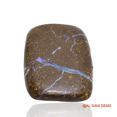 44.55 Cts Natural Australian Boulder Opal Loose Gemstone Fancy Druzy 35x24x5 mm BO-27