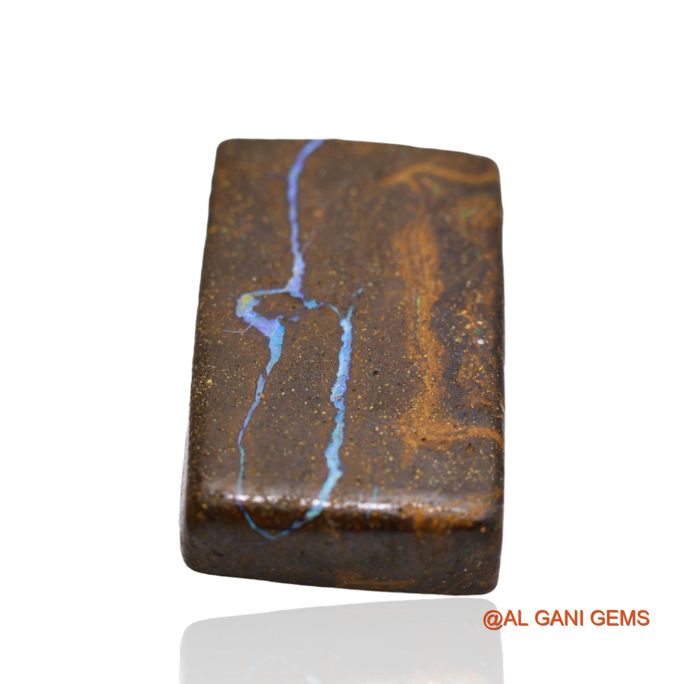 103.25 Cts Unheated Australian Boulder Opal Loose Gemstone Fancy Druzy Natural 38x23x8 mm BO-29