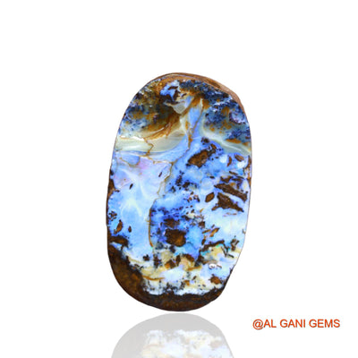 Natural Boulder Opal Gemstone 47.10 Cts Loose Fancy Druzy From Australia 25x15x11 mm BO-2