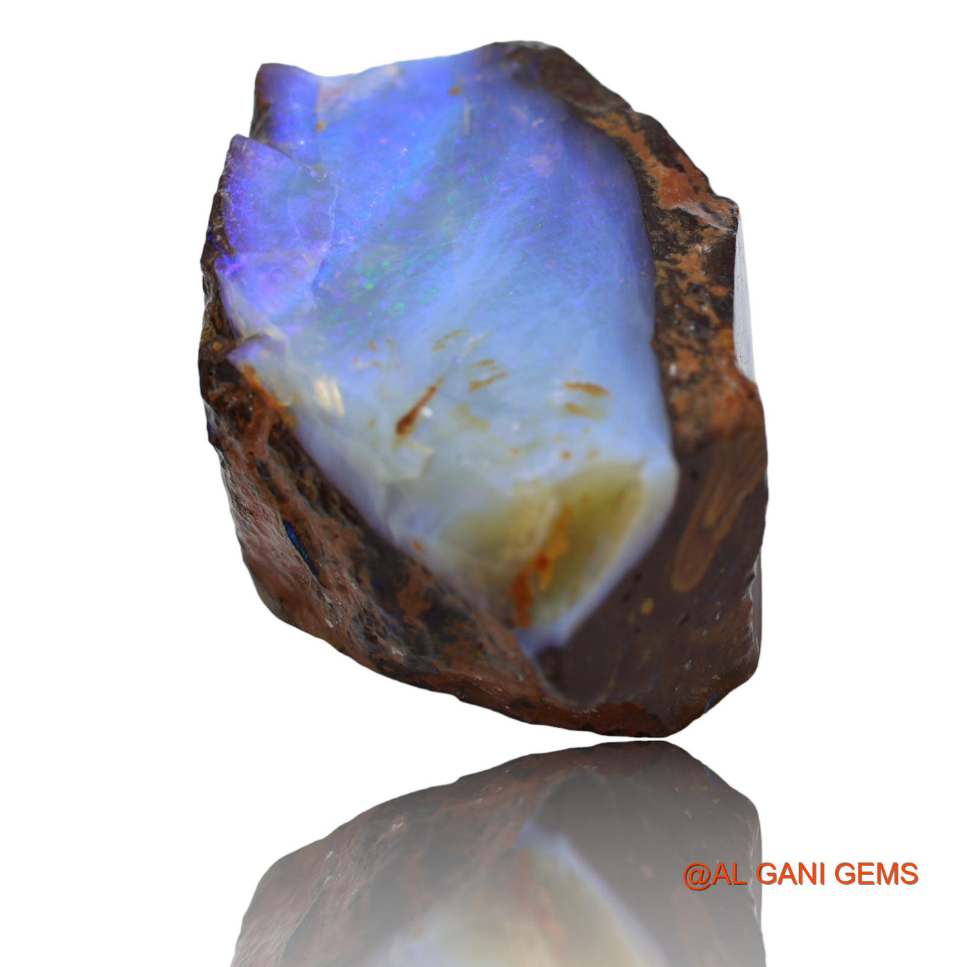 221.00 Cts Natural Australian Boulder Opal Loose Gemstone Fancy Rough 42x30x19 mm BO-30