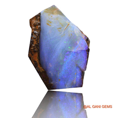 221.00 Cts Natural Australian Boulder Opal Loose Gemstone Fancy Rough 42x30x19 mm BO-30