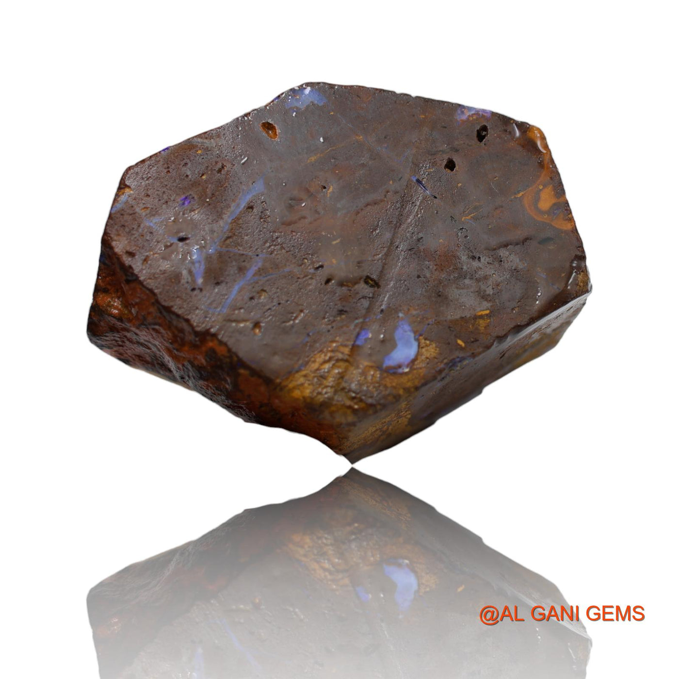 221.00 Cts Natural Australian Boulder Opal Loose Gemstone Fancy Rough 42x30x19 mm BO-30
