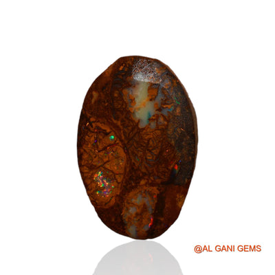 9.50 Cts Unheated Australian Boulder Opal Loose Gemstone Fancy Druzy Natural 19x12x6 mm BO-33