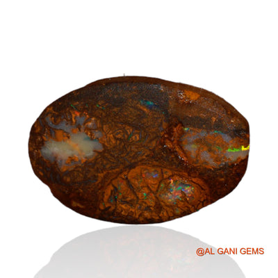 9.50 Cts Unheated Australian Boulder Opal Loose Gemstone Fancy Druzy Natural 19x12x6 mm BO-33