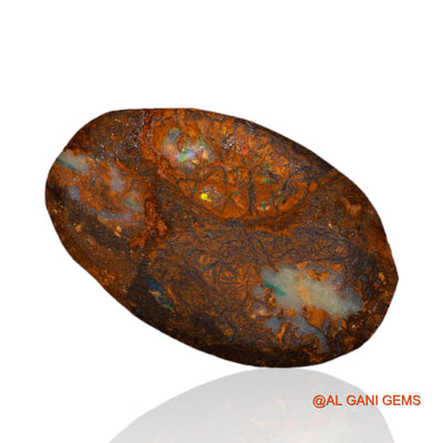 9.50 Cts Unheated Australian Boulder Opal Loose Gemstone Fancy Druzy Natural 19x12x6 mm BO-33
