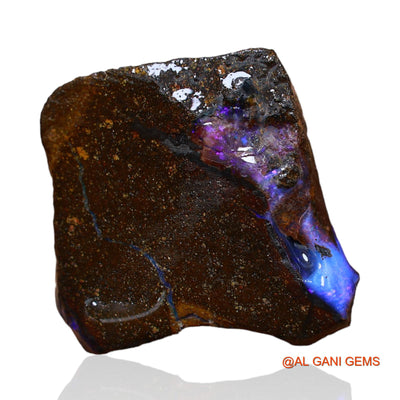22.00 Cts Unheated Australian Boulder Opal Loose Gemstone Fancy Druzy Natural 21x21x5 mm BO-35