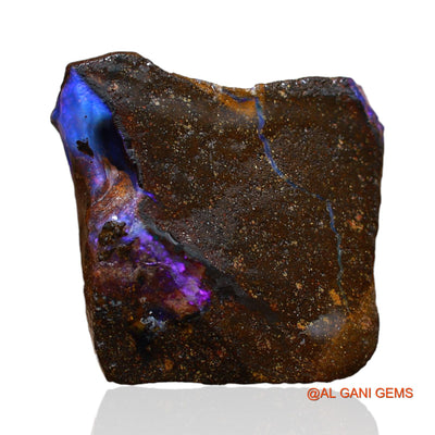 22.00 Cts Unheated Australian Boulder Opal Loose Gemstone Fancy Druzy Natural 21x21x5 mm BO-35