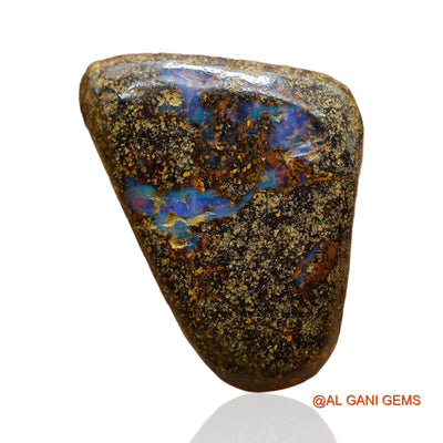 Natural Boulder Opal Gemstone 25.00 Cts Loose Fancy Druzy From Australia 26x17x6 mm BO-39