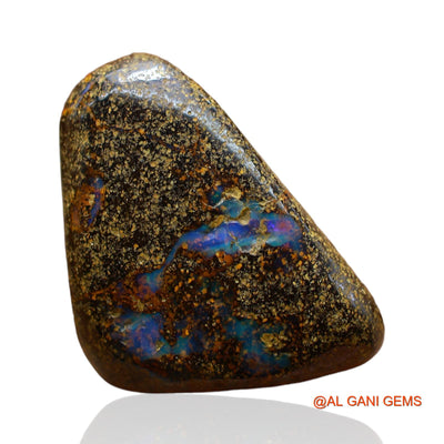 Natural Boulder Opal Gemstone 25.00 Cts Loose Fancy Druzy From Australia 26x17x6 mm BO-39