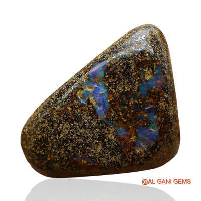 Natural Boulder Opal Gemstone 25.00 Cts Loose Fancy Druzy From Australia 26x17x6 mm BO-39