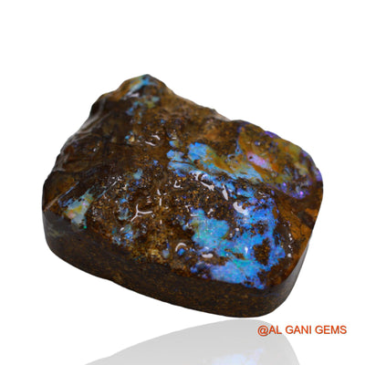 Natural Untreated Boulder Opal Loose Gemstone Fancy Druzy From Australia 103.00 Cts 33x26x11 mm BO-3
