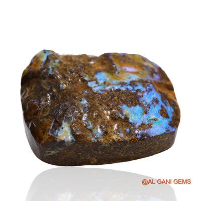 Natural Untreated Boulder Opal Loose Gemstone Fancy Druzy From Australia 103.00 Cts 33x26x11 mm BO-3