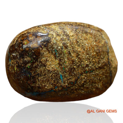 Natural Boulder Opal Gemstone 33.00 Cts Loose Oval Druzy From Australia 26x18x8 mm BO-44