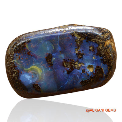 27.00 Cts Natural Australian Boulder Opal Fancy Druzy Loose Gemstone For Jewelry 27x14x7 mm BO-47