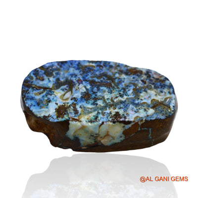 43.25 Cts Natural Australian Boulder Opal Loose Gemstone Fancy Druzy 30x17x9 mm BO-4