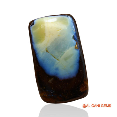 Natural Boulder Opal Gemstone 22.00 Cts Loose Square Druzy From Australia 21x12x6 mm BO-54