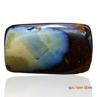 Natural Boulder Opal Gemstone 22.00 Cts Loose Square Druzy From Australia 21x12x6 mm BO-54