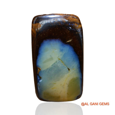Natural Boulder Opal Gemstone 22.00 Cts Loose Square Druzy From Australia 21x12x6 mm BO-54