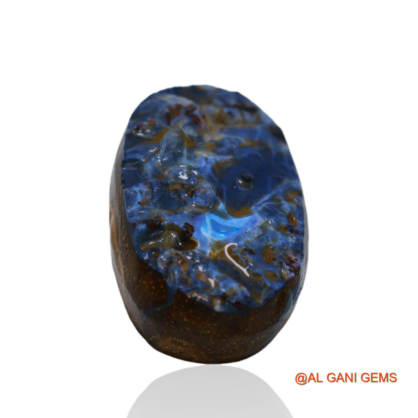33.90 Cts Natural Australian Boulder Opal Fancy Druzy Loose Gemstone For Jewelry 25x16x8 mm BO-5