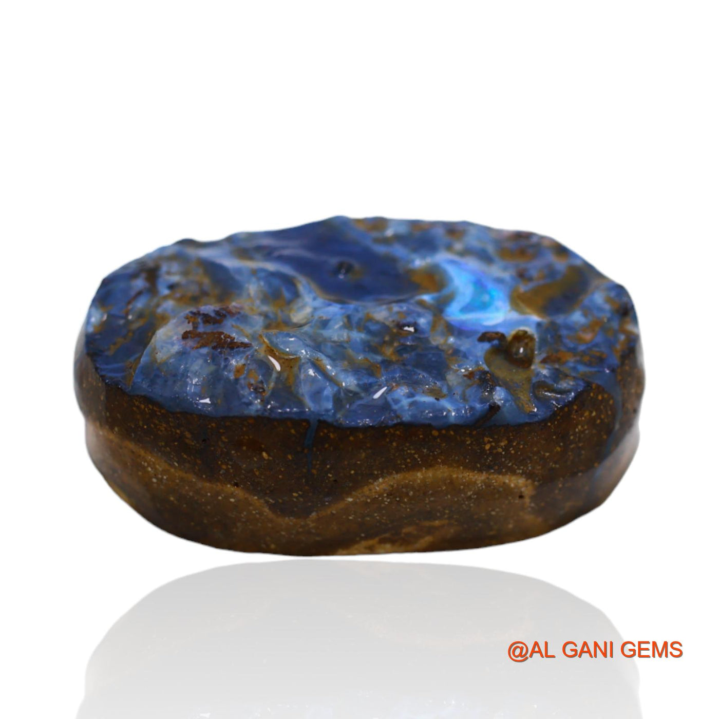 33.90 Cts Natural Australian Boulder Opal Fancy Druzy Loose Gemstone For Jewelry 25x16x8 mm BO-5