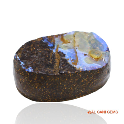 33.43 Cts Natural Australian Boulder Opal Loose Gemstone Fancy Druzy 23x14x9 mm BO-7