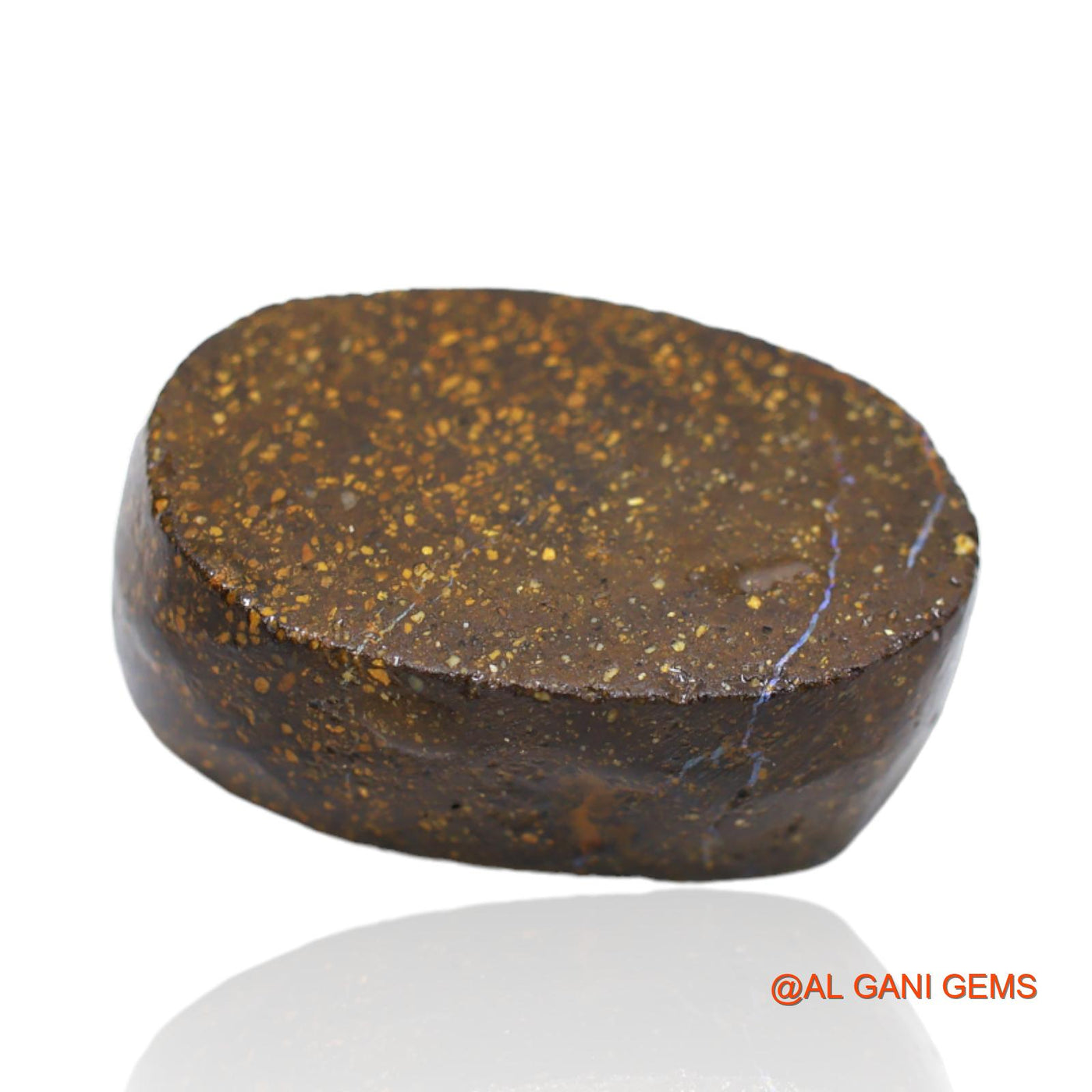 33.43 Cts Natural Australian Boulder Opal Loose Gemstone Fancy Druzy 23x14x9 mm BO-7