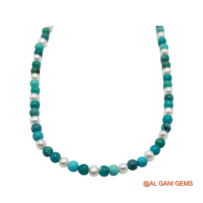 Smooth 5X4 MM Turquoise Bead Rondelle Dainty December Celestial Necklace BT-17