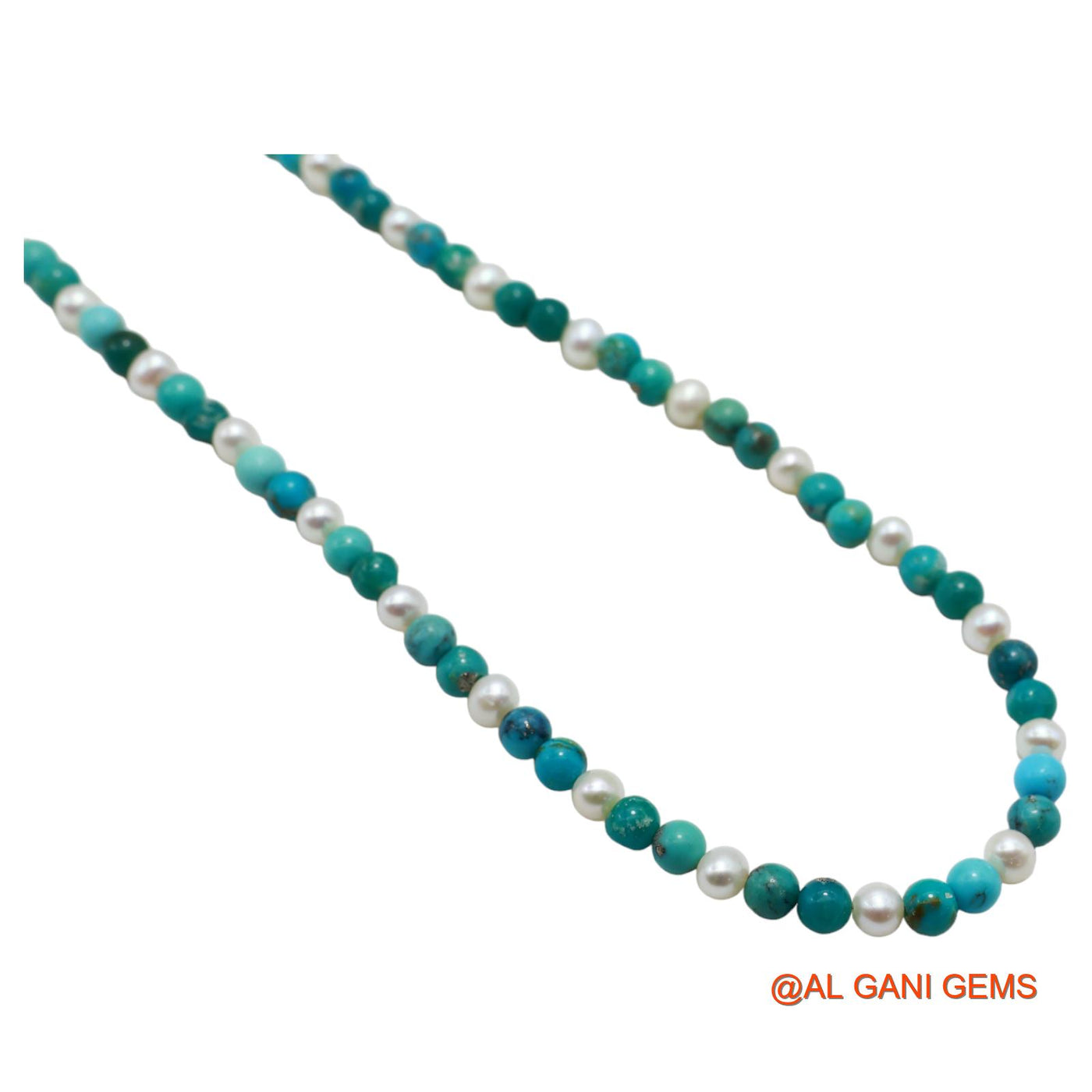 Smooth Blue Turquoise Beads Rondelle Strength December Artisan Bracelet BT-18