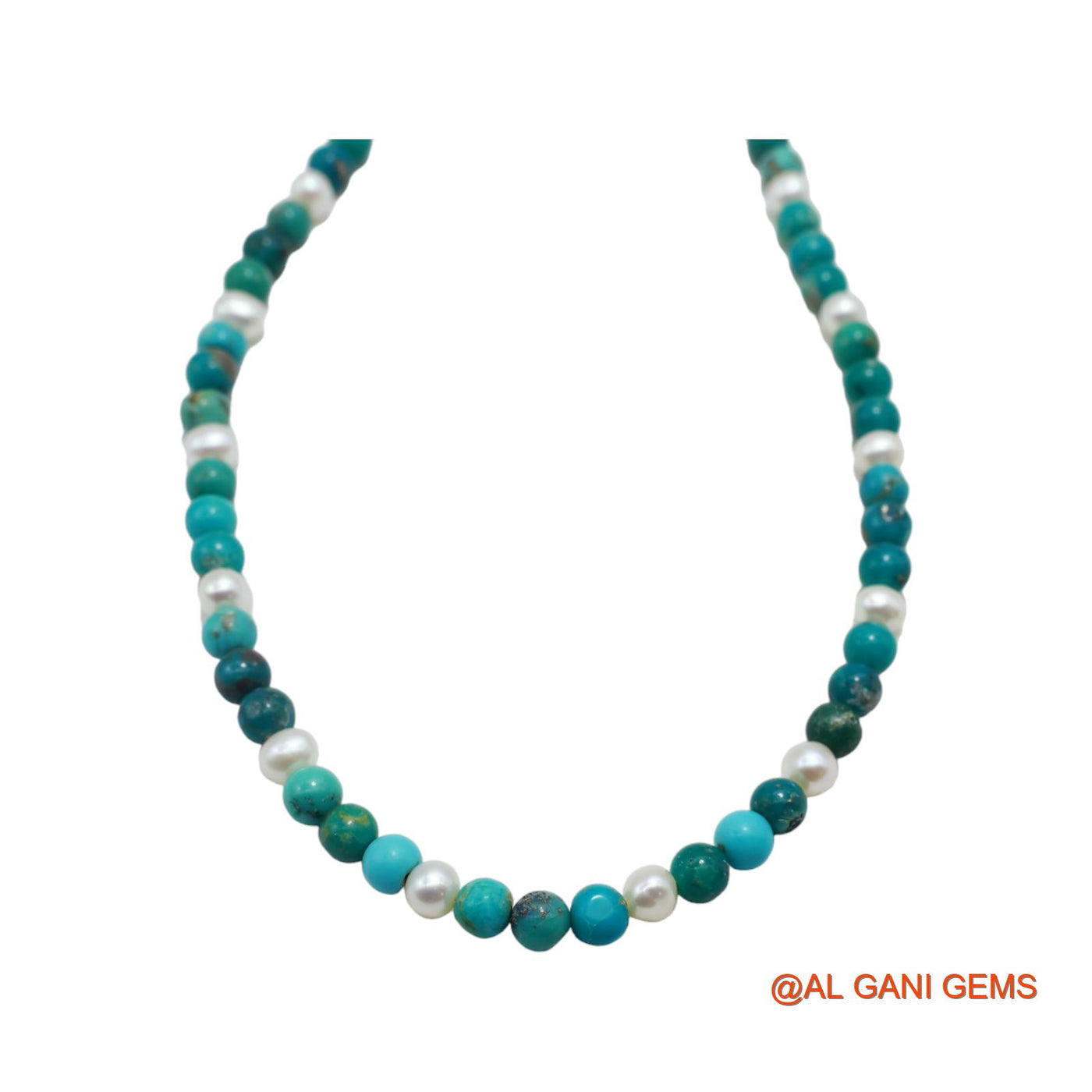 Smooth Sky Blue 5X4 MM Turquoise Beads Rondelle Dainty December Necklace BT-20