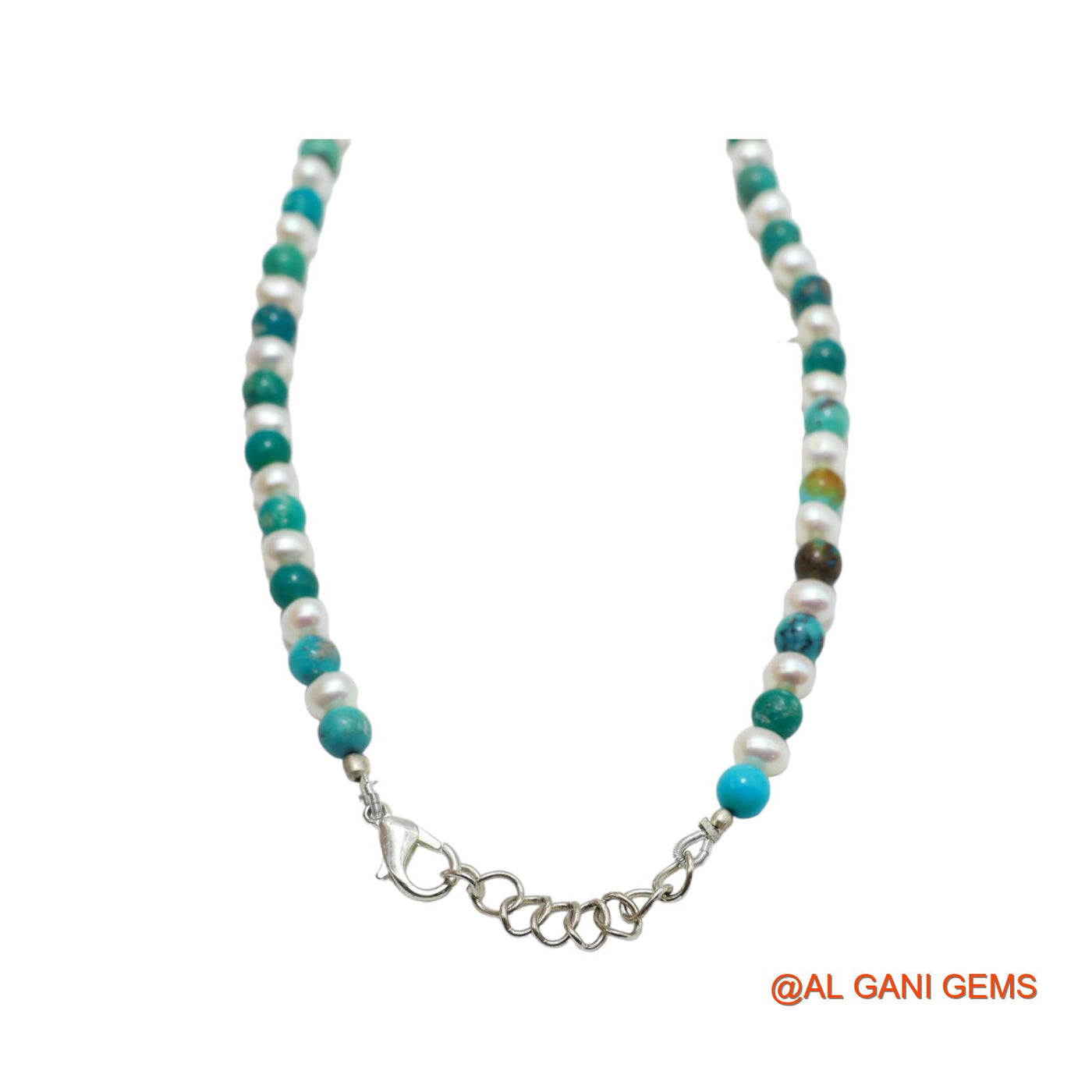 Smooth Sky Blue Turquoise Beads Rondelle Protection December Bracelet BT-23