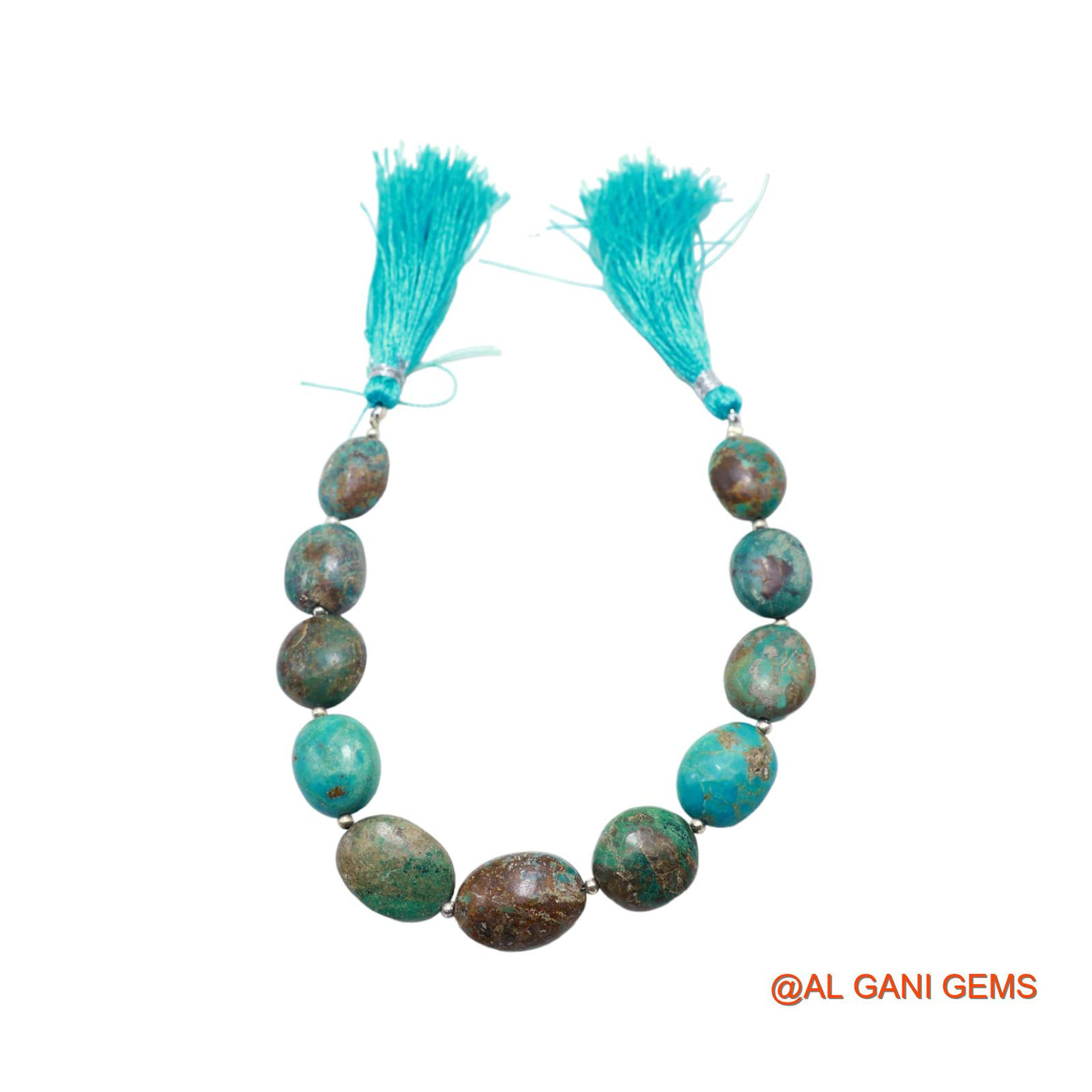 Natural Turquoise Beads 11X15 TO 14X19 MM Smooth Oval Sky Blue Loose Strand 8" For Healing BT-93