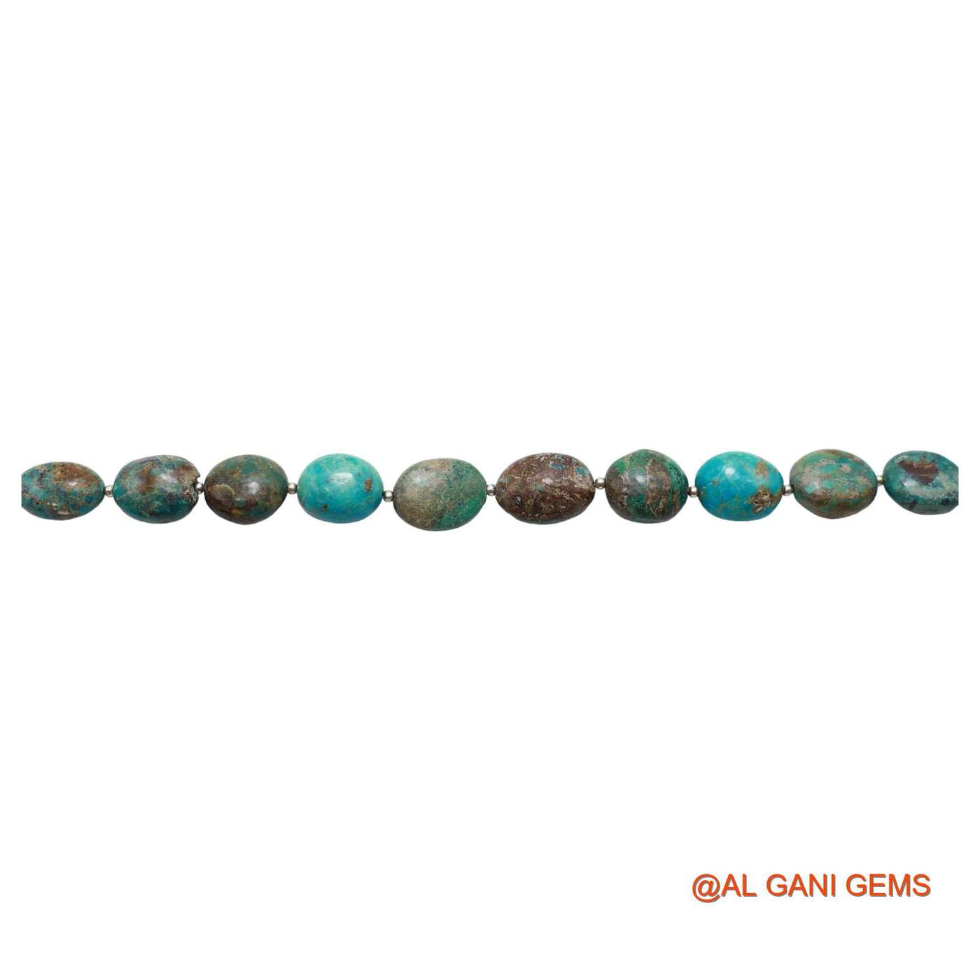 Natural Turquoise Beads 11X15 TO 14X19 MM Smooth Oval Sky Blue Loose Strand 8" For Healing BT-93