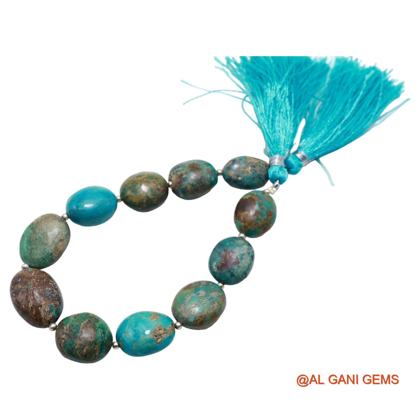 Natural Turquoise Beads 11X15 TO 14X19 MM Smooth Oval Sky Blue Loose Strand 8" For Healing BT-93