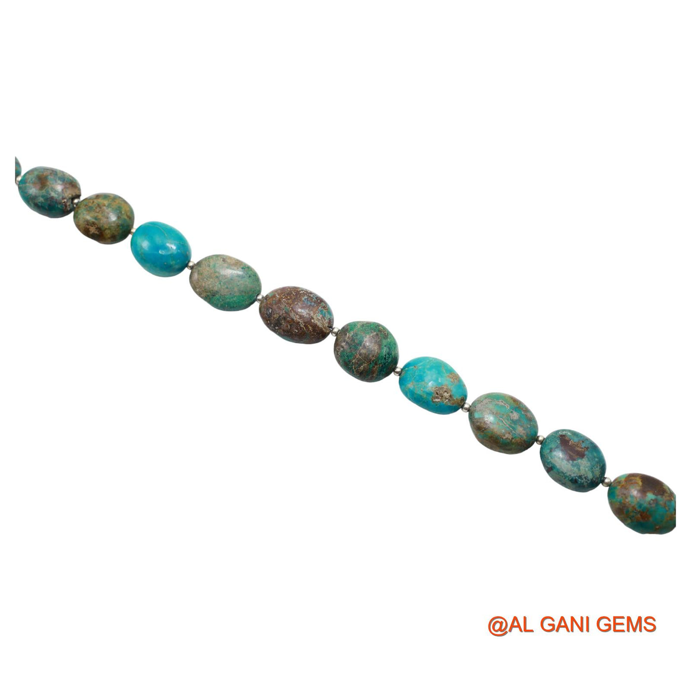 Natural Turquoise Beads 11X15 TO 14X19 MM Smooth Oval Sky Blue Loose Strand 8" For Healing BT-93