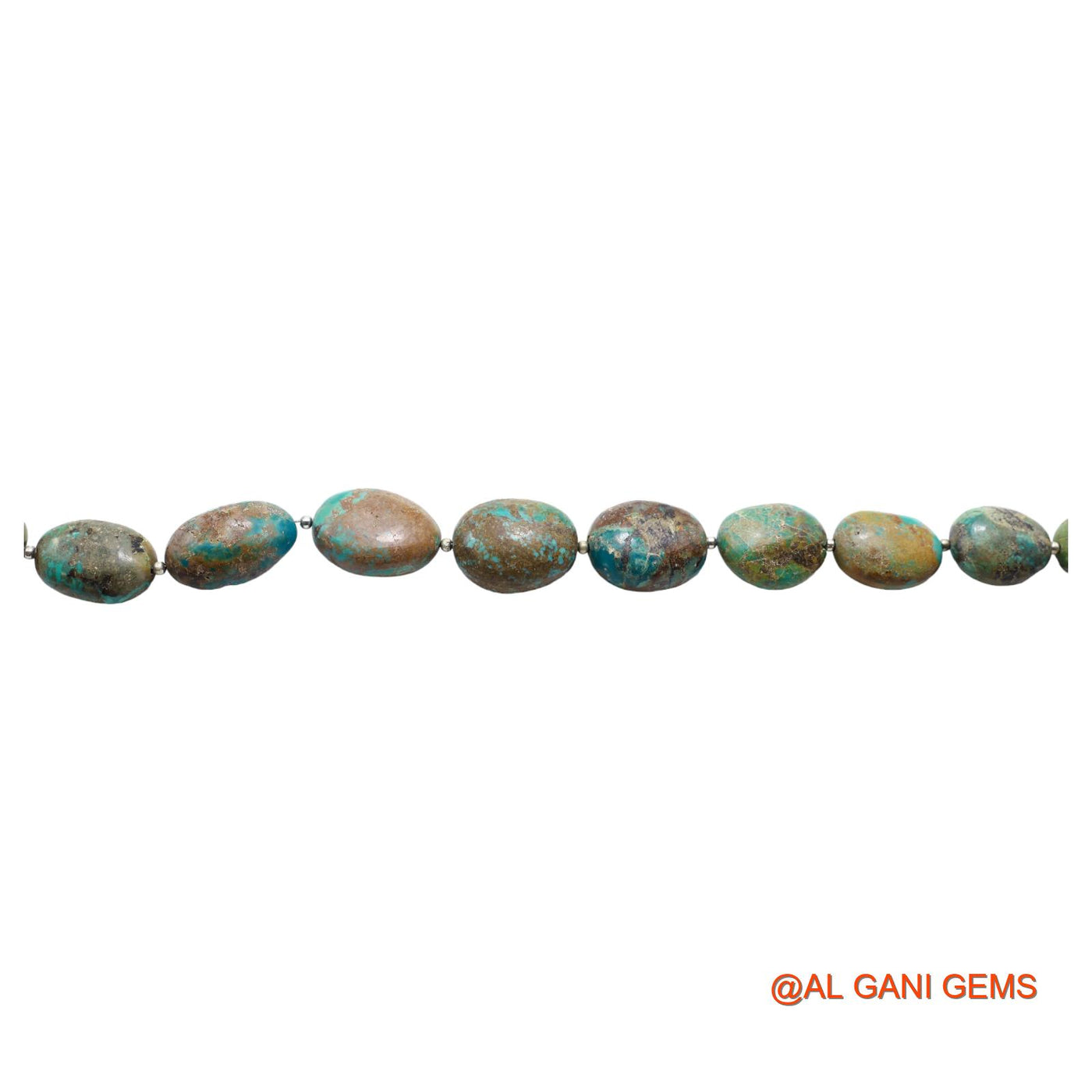 Oval Smooth Loose Beads Strand For Jewelry Making 13X15X10 TO 17X21X10 MM Natural Sky Blue Turquoise 8" BT-96