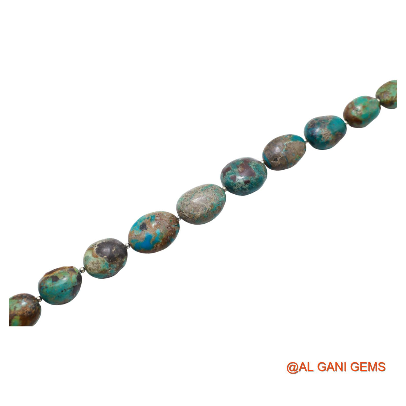 Oval Smooth Loose Beads Strand For Jewelry Making 12X15X8 TO 16X21X10 MM Natural Sky Blue Turquoise 8" BT-97