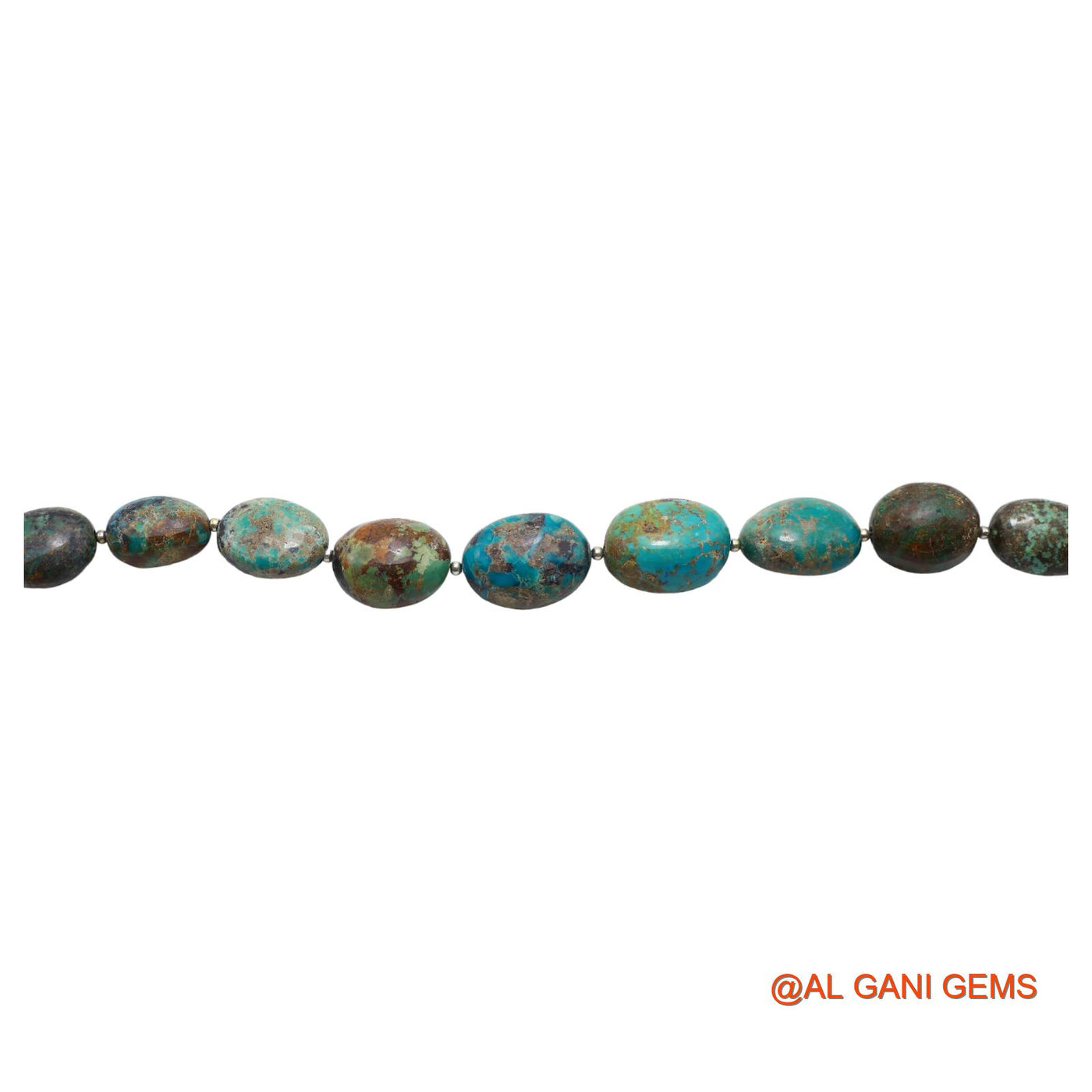 Natural Sky Blue Turquoise Loose Strand 14X12X8 TO 15X21X12 MM Oval Smooth Beads For Jewelry Craft 8" BT-98