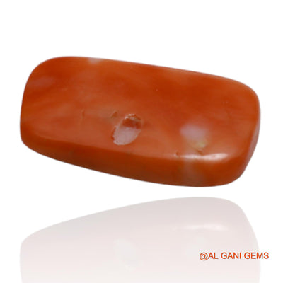 4.55 Cts Natural Taiwan coral Loose Gemstone Oval Cabochon 15x8x3 mm C-101