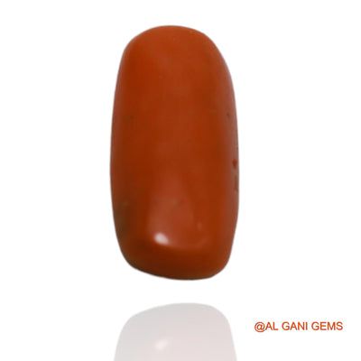 2.85 Cts Natural Taiwan Coral Loose Gemstone Oval Cabochon 15x6x3 mm C-126