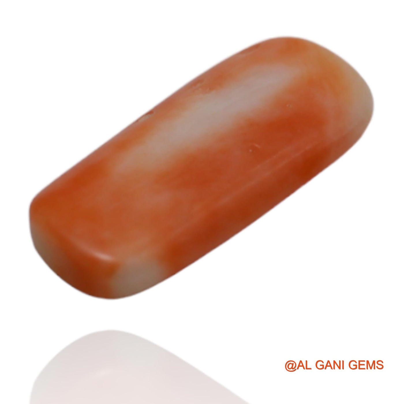 2.75 Cts Natural Taiwan Coral Loose Gemstone Oval Cabochon 14x6x2 mm C-157