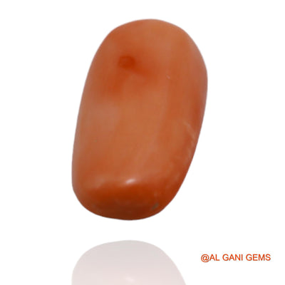 4.90 Cts Natural Taiwan Coral Loose Gemstone Oval Cabochon 15x8x4 mm C-177