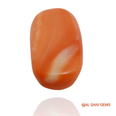 4.90 Cts Natural Taiwan Coral Loose Gemstone Oval Cabochon 15x8x4 mm C-177