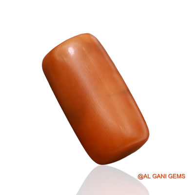 10.25 Cts Natural Taiwan Coral Loose Gemstone Oval Cabochon 16x9x6 mm C-200