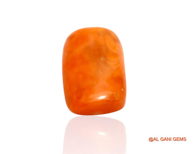 10.00 Cts Natural Taiwan Coral Loose Gemstone Oval Cabochon 18x11x4 mm C-202