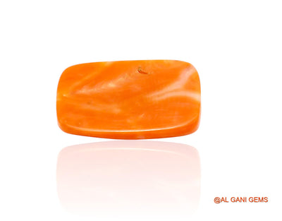 10.00 Cts Natural Taiwan Coral Loose Gemstone Oval Cabochon 18x11x4 mm C-202