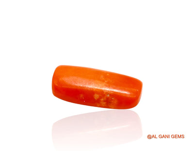 5.00 Cts Natural Taiwan Coral Loose Gemstone Oval Cabochon 17x8x3 mm C-219