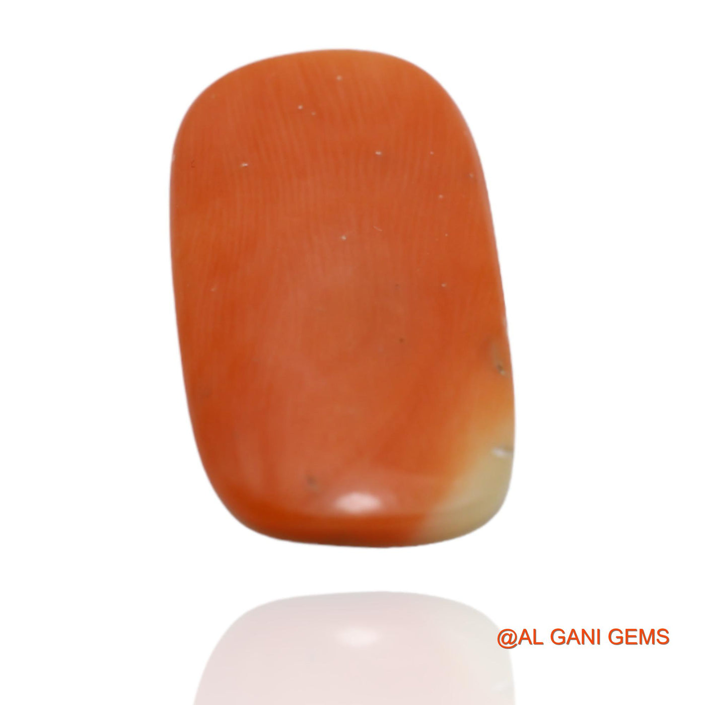 5.20 Cts Natural Taiwan Coral Loose Gemstone Oval Cabochon 20x10x2 mm C-22