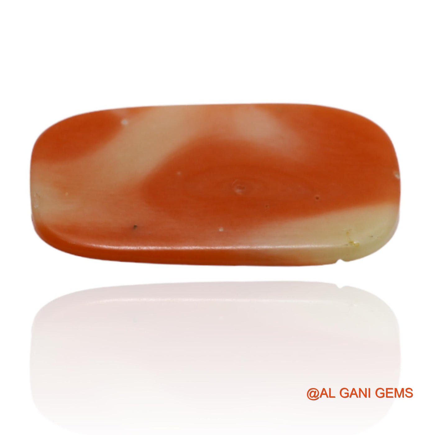 5.20 Cts Natural Taiwan Coral Loose Gemstone Oval Cabochon 20x10x2 mm C-22