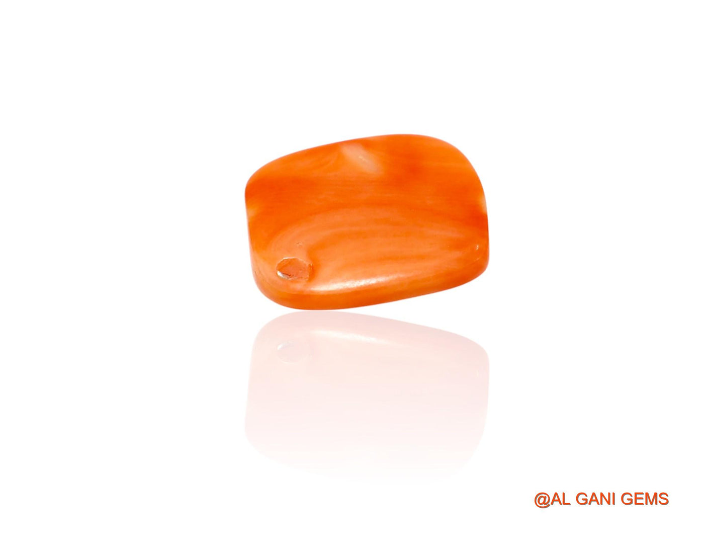 5.00 Cts Natural Taiwan Coral Loose Gemstone Fancy Cabochon 13x10x4 mm C-240